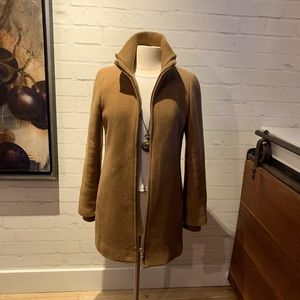 J. Crew Camel Wool Italian Stadium Coat by Nello Gori